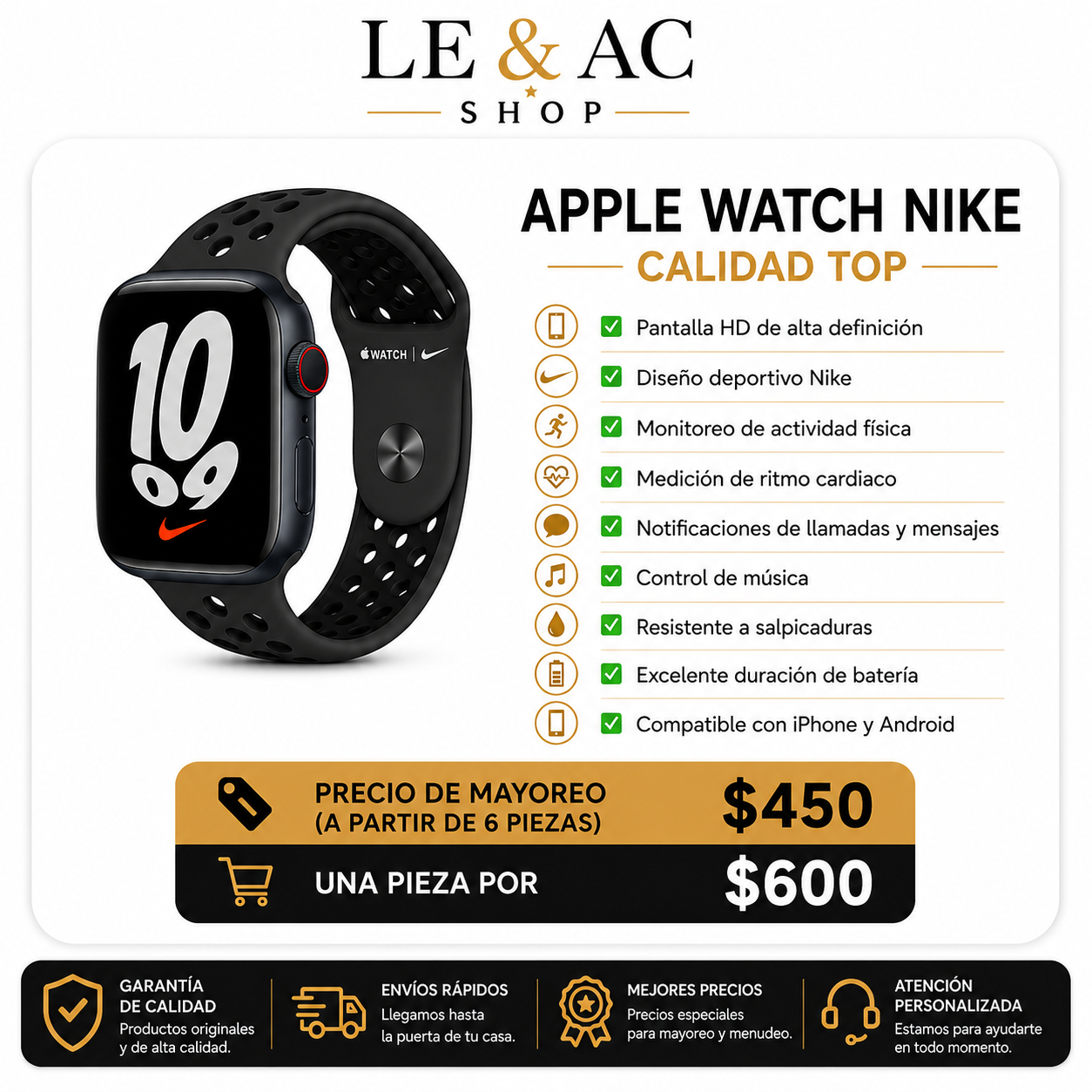 Apple Watch Nike – Smartwatch Deportivo | Calidad Top